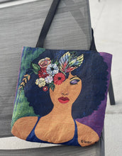 Load image into Gallery viewer, Believe, Blossom &amp; Become Woven Tote
