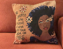 Load image into Gallery viewer, Soul on Fire Woven Cushion Cover
