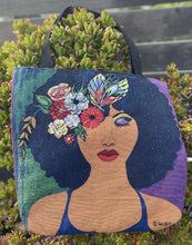 Load image into Gallery viewer, Believe, Blossom &amp; Become Woven Tote
