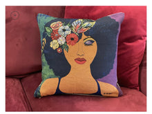 Load image into Gallery viewer, Believe, Blossom &amp; Become Woven Cushion Cover
