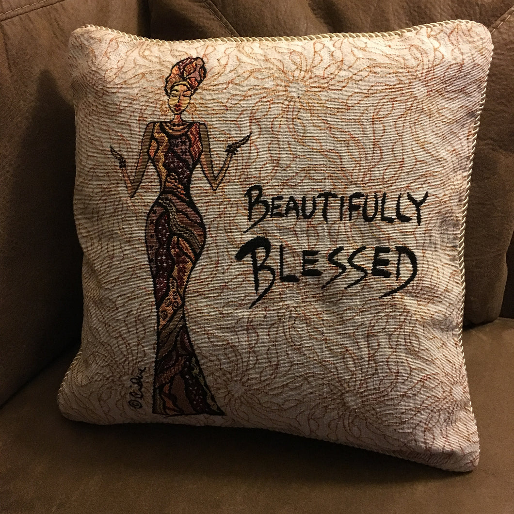 Beautifully Blessed Cushion Cover