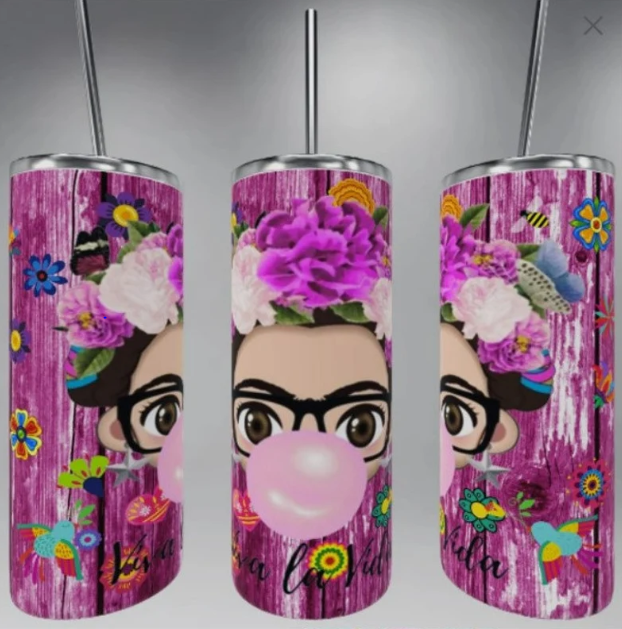 Freda Tumbler with Bubble Gum