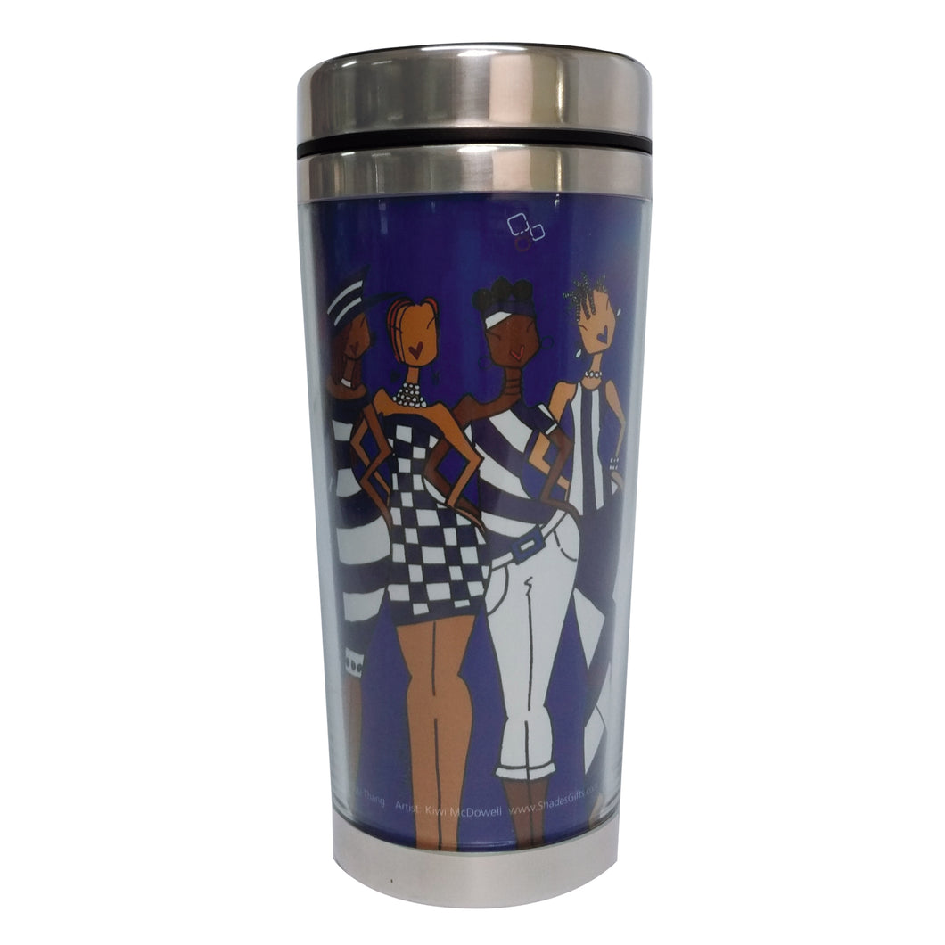 BLUE IT’S A SOROR THANG TRAVEL MUG